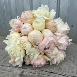 24 Stem White Out Peony Bouquet